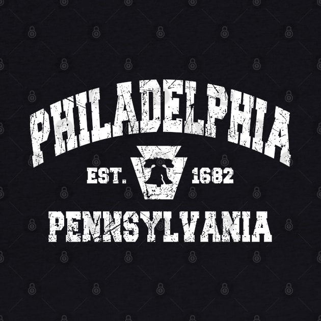 Vintage Philadelphia PA Liberty Bell Keystone State Classic by TeeCreations